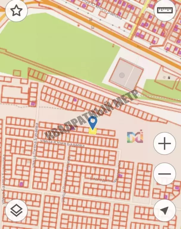 Участок в Калмыкия, Элиста ул. Имени Николая Буткова (6.0 сот.) - Фото 1