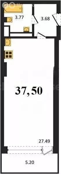 1-комнатная квартира: Севастополь, Парковая улица, 5 (37.5 м) - Фото 1
