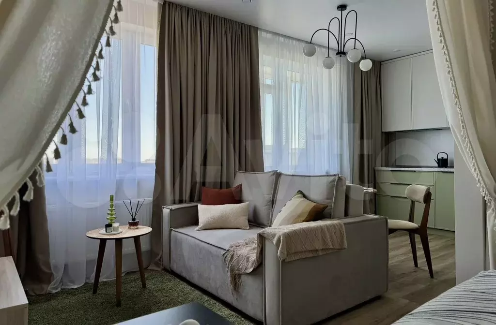 Квартира-студия, 37,7 м, 14/25 эт. - Фото 1