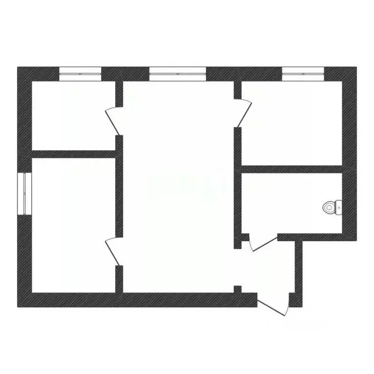 3-к кв. Нижегородская область, Балахна ул. Челюскинцев, 23 (40.0 м) - Фото 2