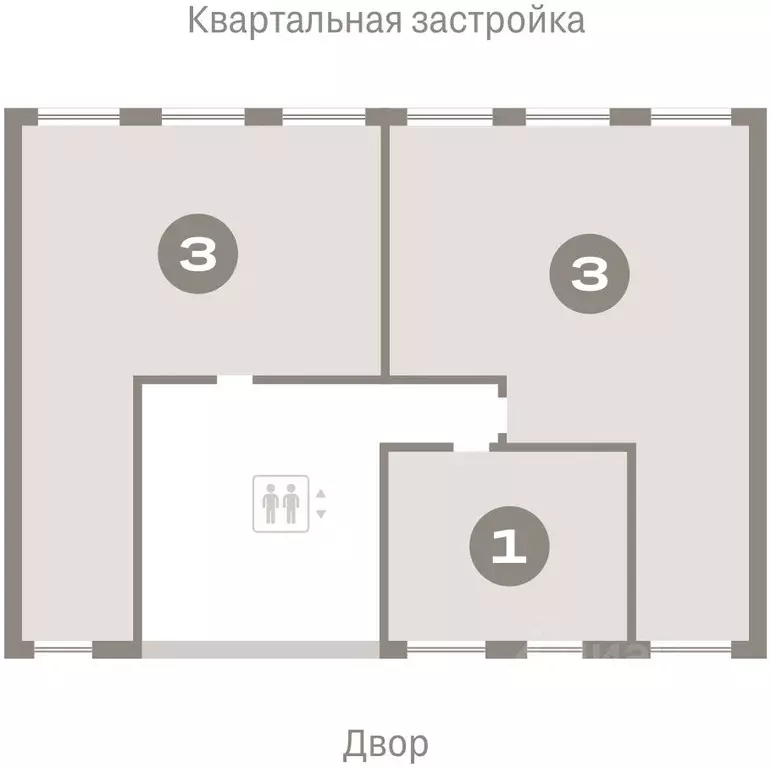 3-к кв. Новосибирская область, Новосибирск Большевистская ул., с49 ... - Фото 1