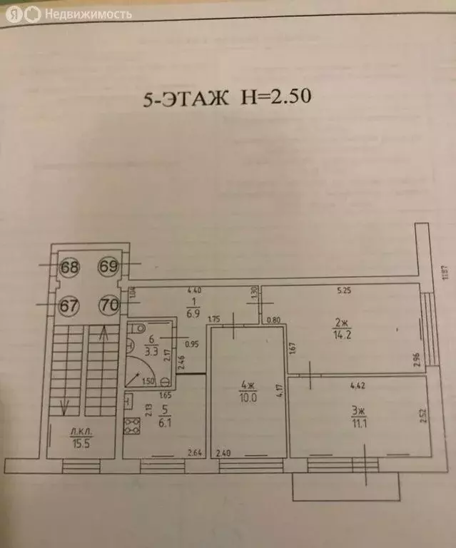 3-комнатная квартира: Калининград, СНТ Колосок, Советская улица, 6 ... - Фото 0