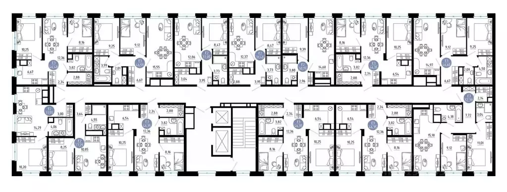 2-к кв. Рязанская область, Рязань 9-10-й кв-л,  (46.35 м) - Фото 2