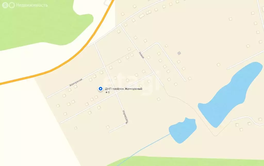 Участок в деревня Воронино, ДНП Посёлок Жемчужный (8.7 м) - Фото 1