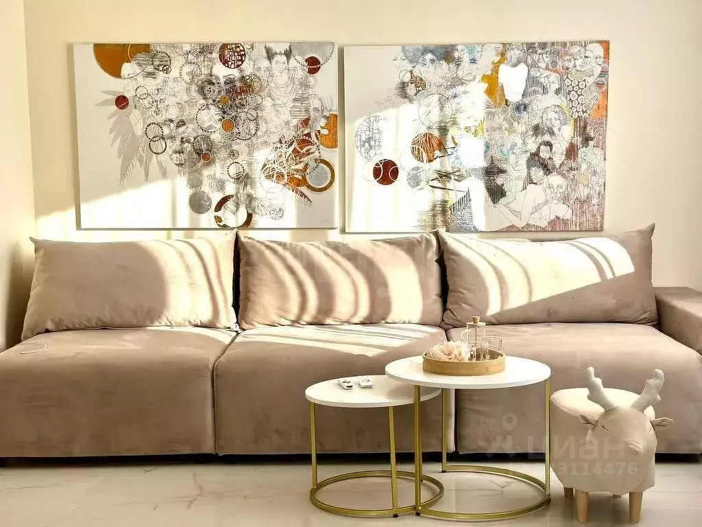 2-к кв. Ростовская область, Ростов-на-Дону Береговая ул., 73с1 (46.0 ... - Фото 1