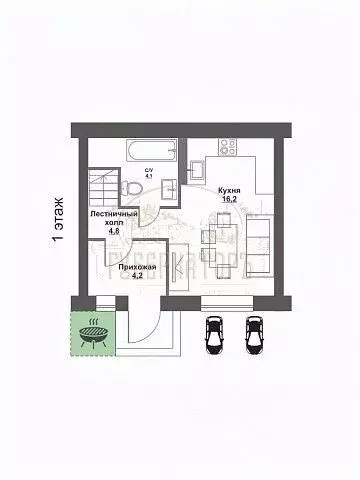 Таунхаус в Тверская область, Калининский муниципальный округ, д. ... - Фото 2