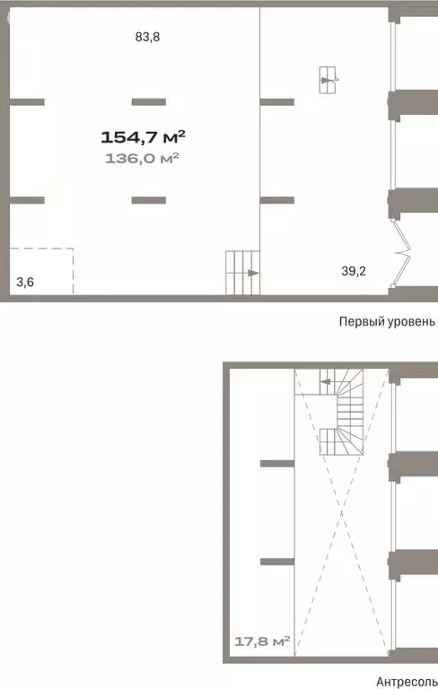 Помещение свободного назначения (154.65 м) - Фото 1