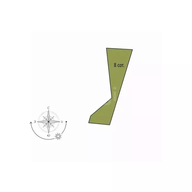 Участок в Белгородская область, Белгород Репное мкр, пер. 4-й ... - Фото 2