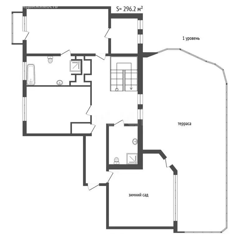 6-комнатная квартира: Санкт-Петербург, Воскресенская набережная, 12 ... - Фото 1