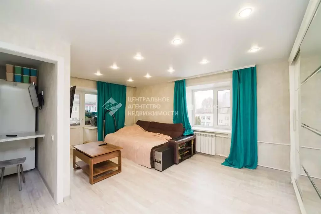 1-к кв. Рязанская область, Рязань пос. Мехзавода, 19 (30.7 м) - Фото 1