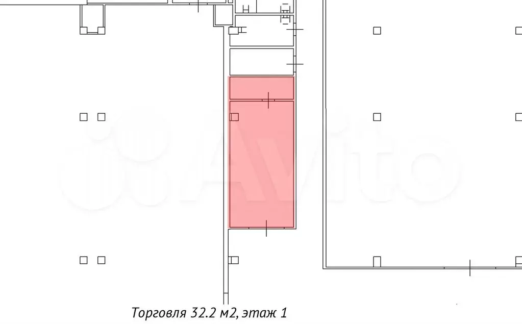 Сдам помещение свободного назначения, 32.2 м - Фото 0