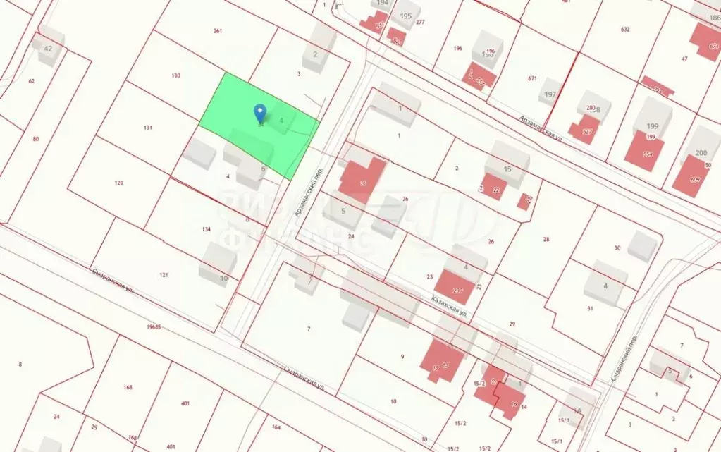 Участок в Калининградская область, Калининград Арзамасский пер., 4 ... - Фото 2