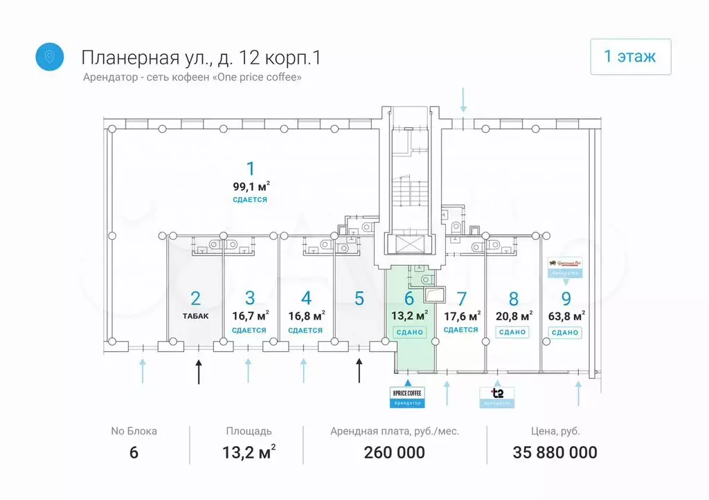 Планерная ул. д.12 корп.1 - Фото 0