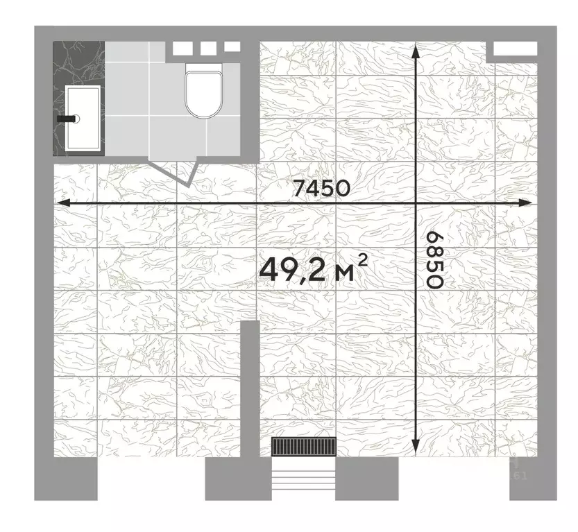 Офис в Москва Зорге 9 жилой комплекс, 9Ас5 (49 м) - Фото 0