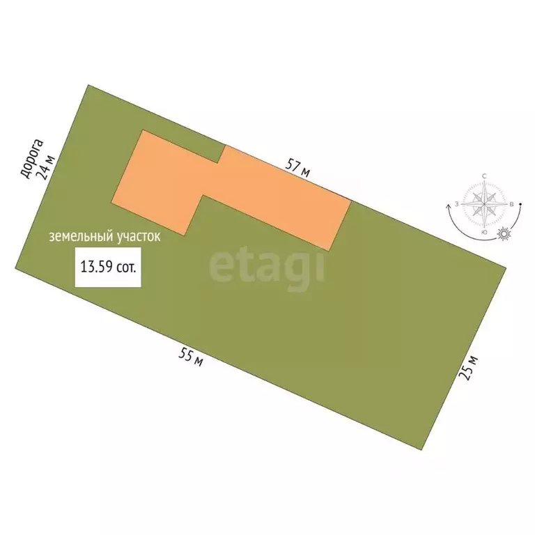 Дом в Крым, Сакский район, Молочненское с/пос, с. Абрикосовка ул. ... - Фото 2