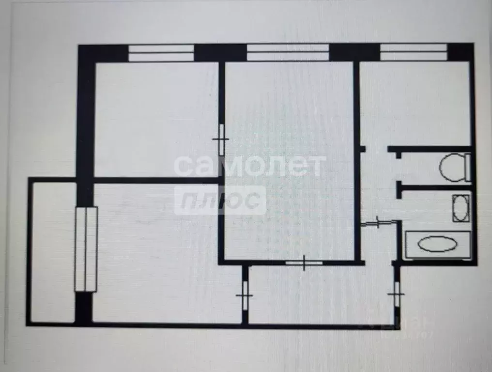 3-к кв. Москва ул. Лавочкина, 6К2 (50.0 м) - Фото 2