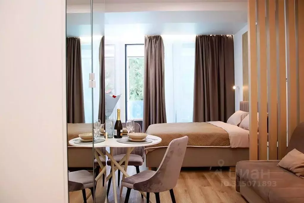 1-к кв. Краснодарский край, Сочи Светлана мкр, ул. Депутатская, 10Г ... - Фото 1