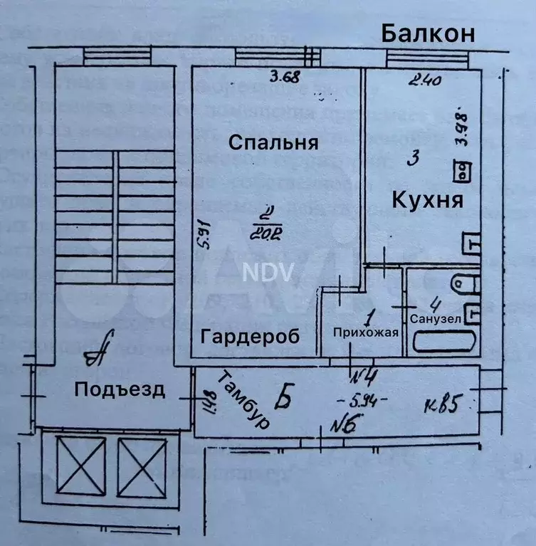 1-к. квартира, 35,4 м, 2/12 эт. - Фото 0