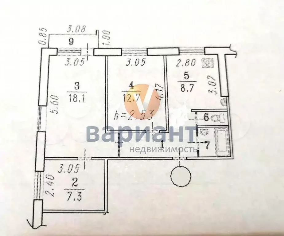 1-к. квартира, 37 м, 1/10 эт. - Фото 0