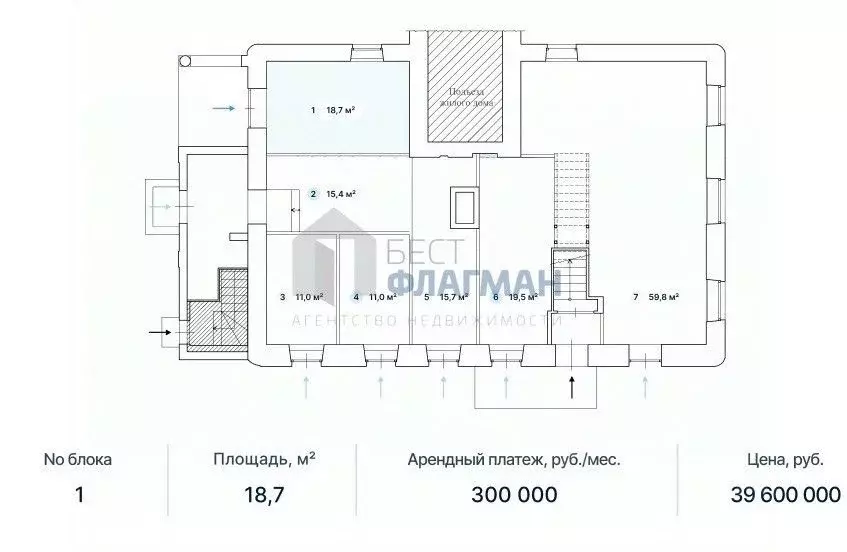 Помещение свободного назначения в Москва Бауманская ул., 33/2С3 (20 м) - Фото 2