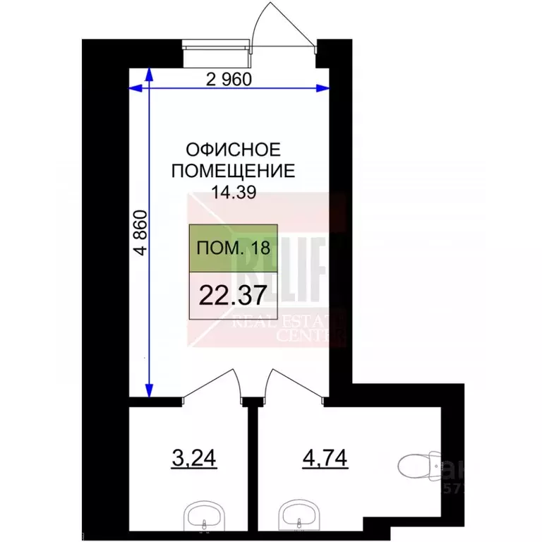 Торговая площадь в Калининградская область, Гурьевск Включи жилой ... - Фото 1