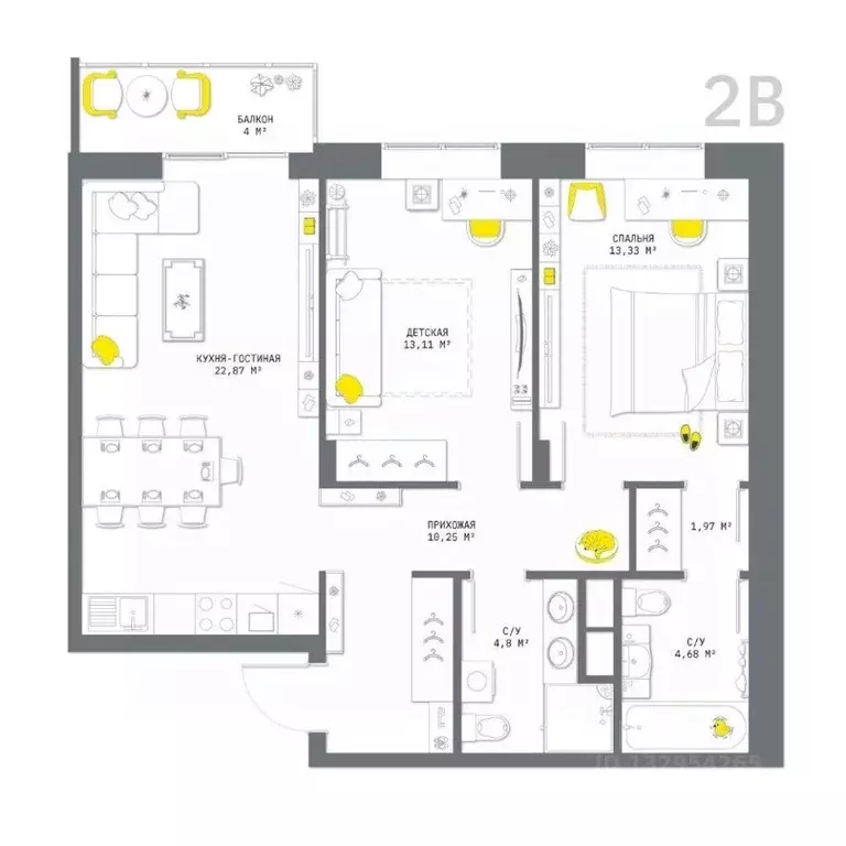 2-к кв. Тульская область, Тула Оборонная ул., 104 (75.01 м) - Фото 0