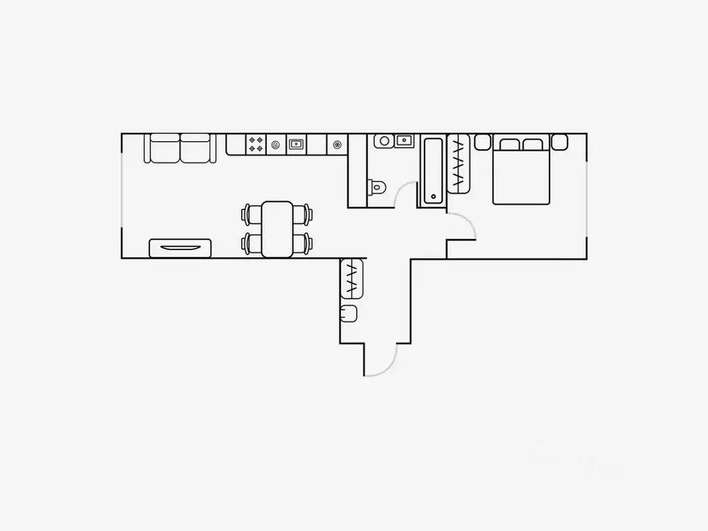 2-к кв. Свердловская область, Екатеринбург ул. Шаумяна, 24 (45.0 м) - Фото 2