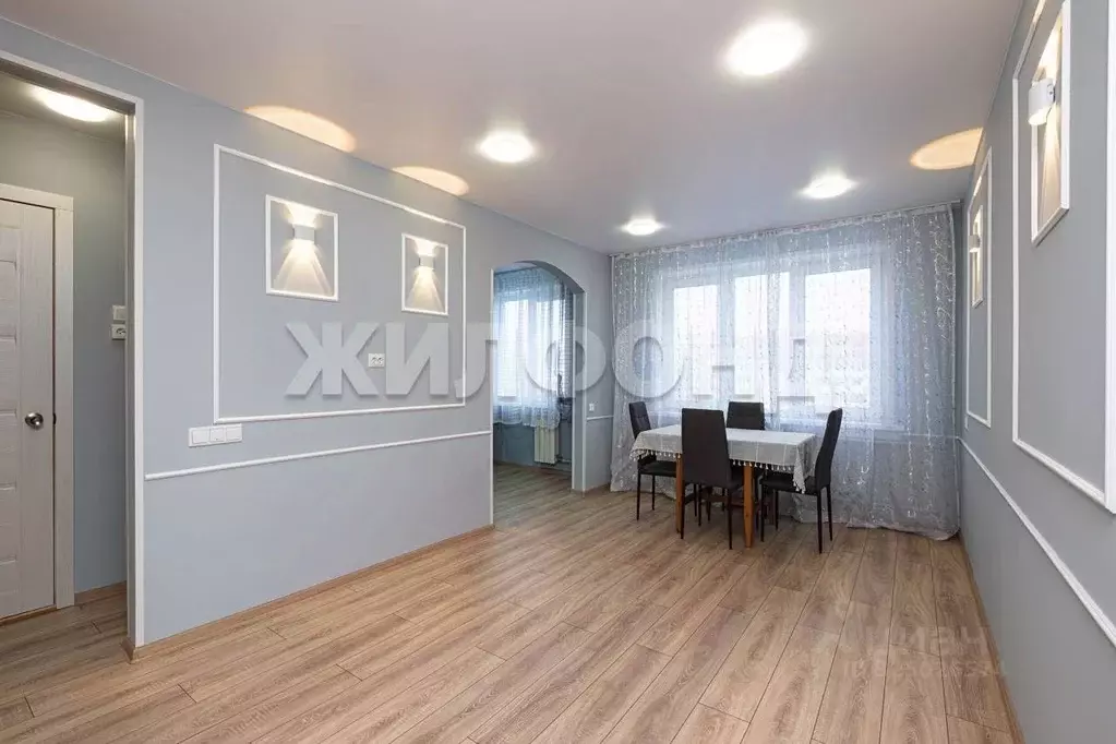 3-к кв. Новосибирская область, Новосибирск Северо-Чемской жилмассив, ... - Фото 2