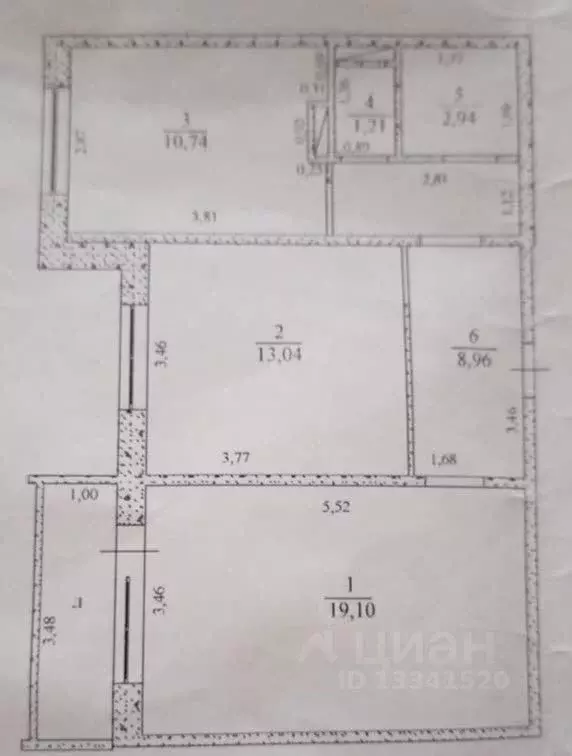 2-к кв. Ульяновская область, Ульяновск ул. Жиркевича, 3 (56.0 м) - Фото 1