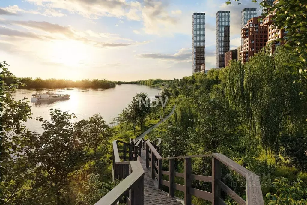 1-к кв. Москва Атлантик кв-л, Сити Бэй жилой комплекс, к2 (39.22 м) - Фото 2