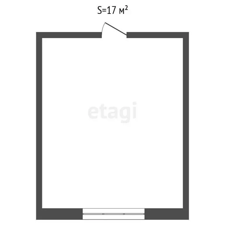 1к в -комнатной квартире (17 м) - Фото 1