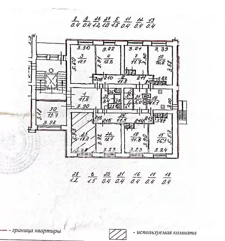 Комната Санкт-Петербург Заневский просп., 34к1 (18.0 м) - Фото 1