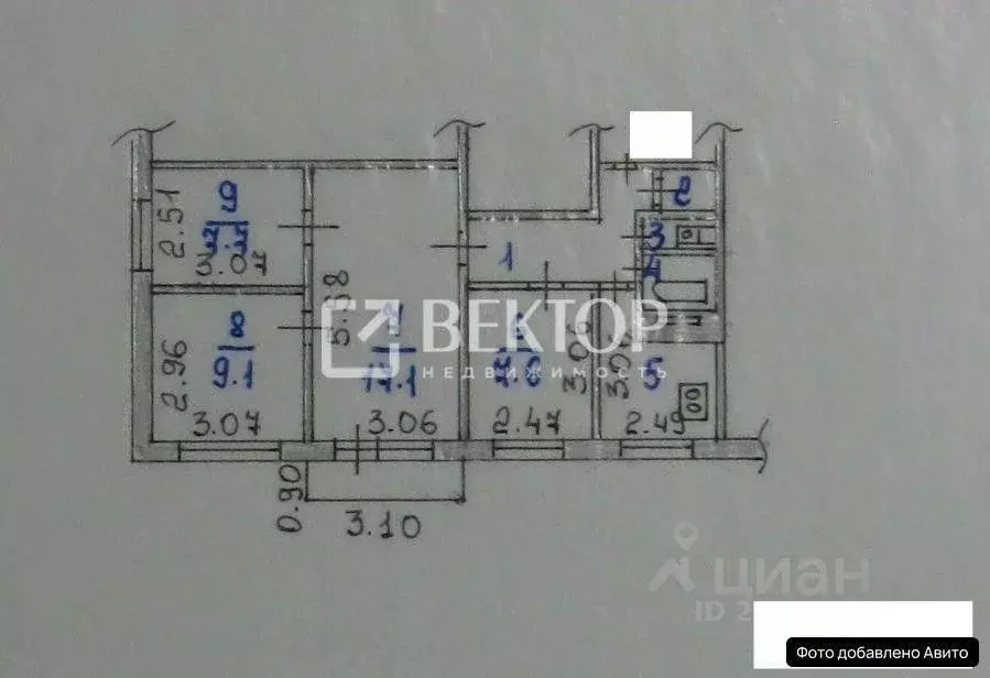 4-к кв. Ивановская область, Ивановский район, с. Ново-Талицы ул. ... - Фото 2