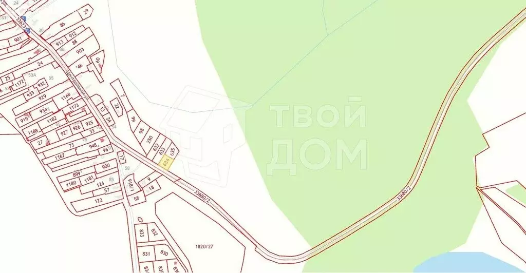 Участок в Скребловское сельское поселение, деревня Госткино (10 м) - Фото 1