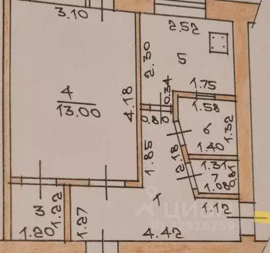 1-к кв. Чувашия, Чебоксары ул. Гузовского, 14 (36.0 м) - Фото 2