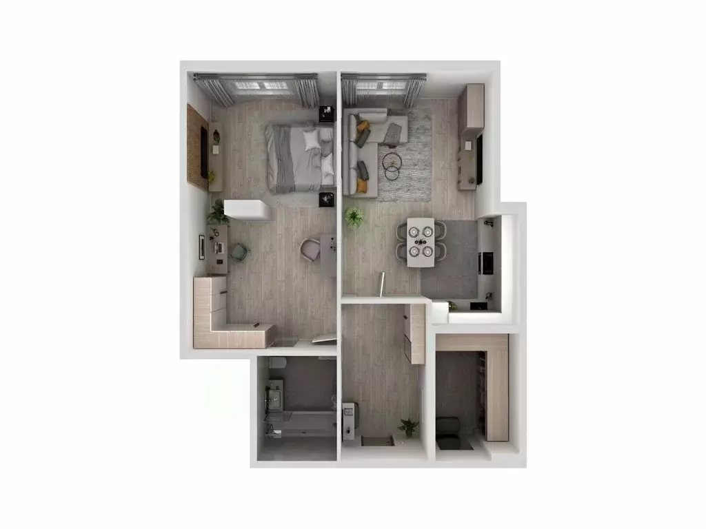 2-к кв. Челябинская область, Миасс Комарово мкр,  (55.76 м) - Фото 0