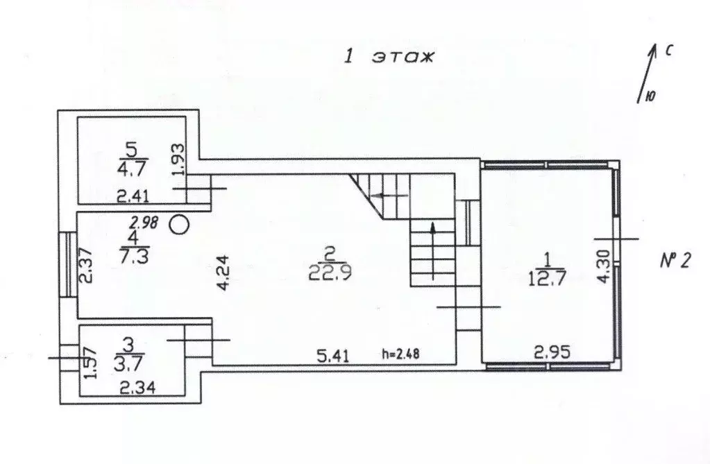 Дом в Калужская область, Калуга Стекольная ул., 83 (110 м) - Фото 2
