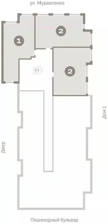 2-к кв. Тюменская область, Тюмень ул. Муравленко, 9к3 (117.37 м) - Фото 1