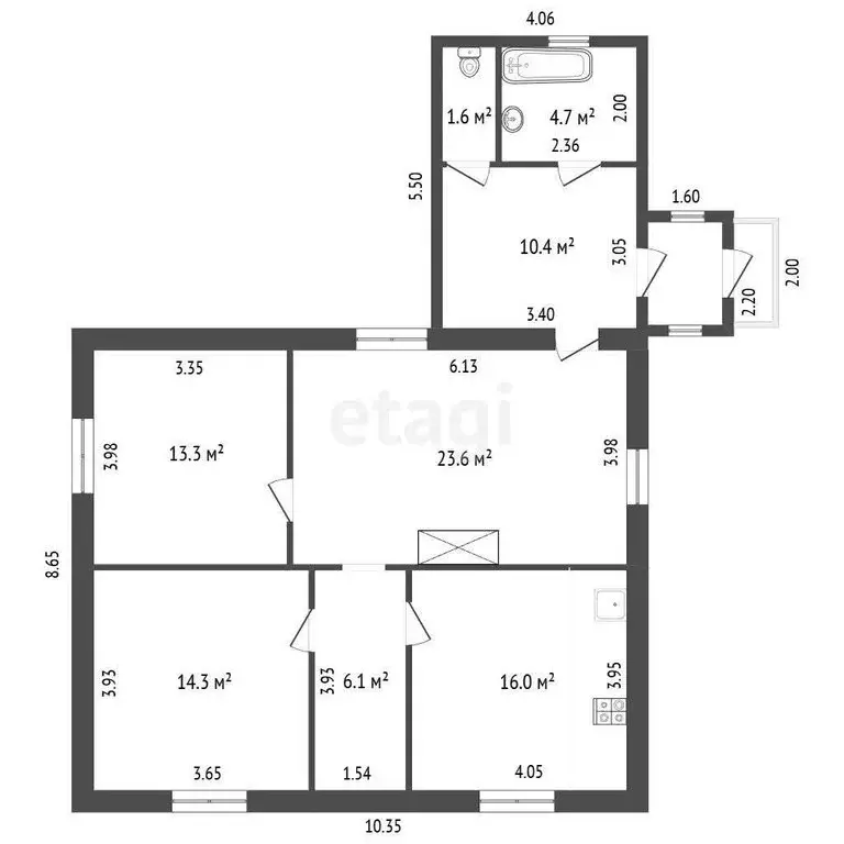 Дом в Печоры, Звёздная улица (116.1 м) - Фото 1