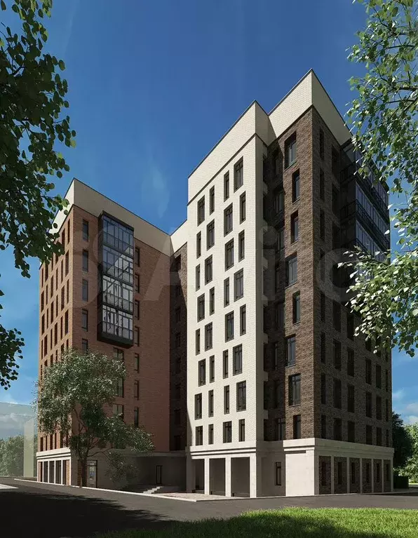 1-к. квартира, 45,1 м, 2/9 эт. - Фото 1