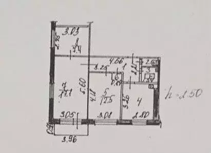 3-к кв. Кемеровская область, Новокузнецк ул. Сеченова, 23 (58.0 м) - Фото 0