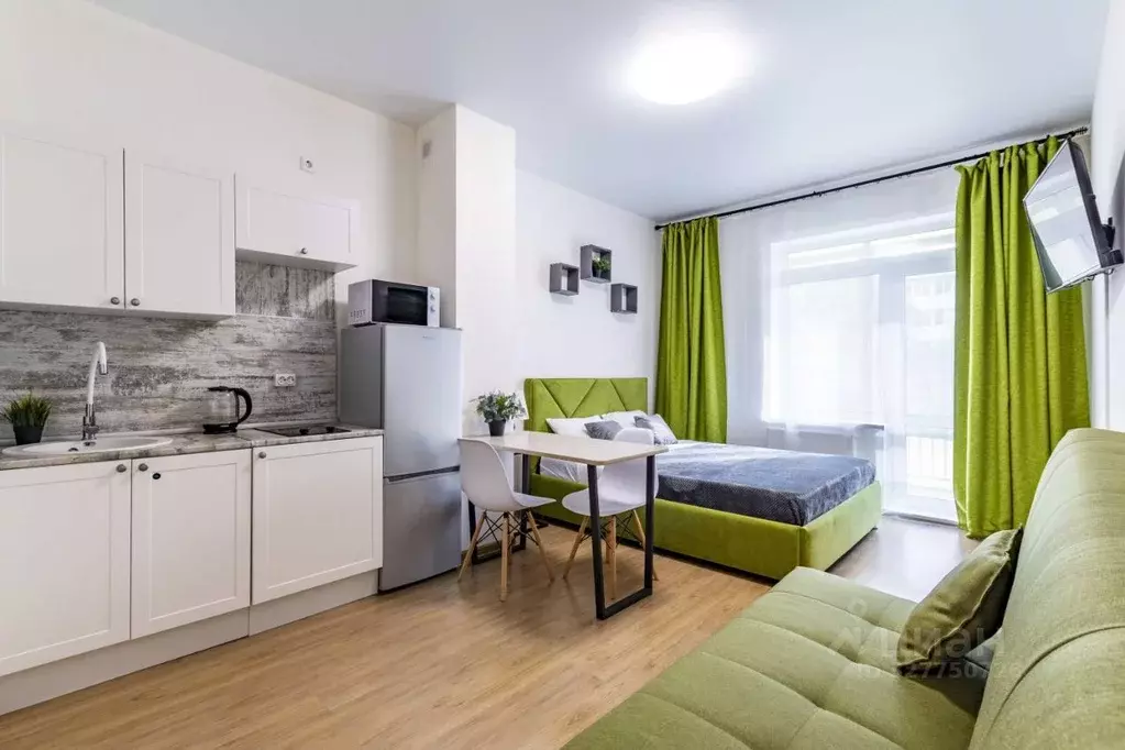 Студия Свердловская область, Екатеринбург ул. Отто Шмидта, 44 (23.0 м) - Фото 1