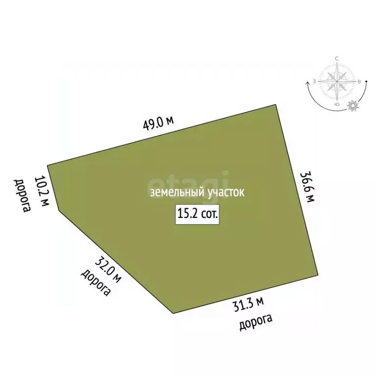 Участок в Костромская область, Красное-на-Волге пгт, пос. Птицефабрика ... - Фото 2