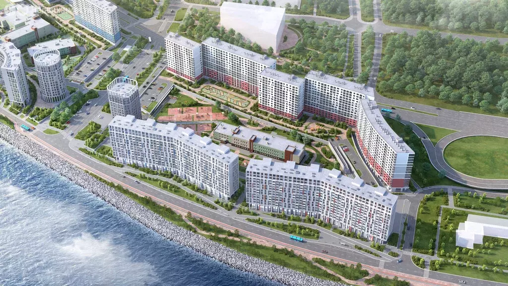 Квартира-студия: Санкт-Петербург, проспект Крузенштерна, 4 (23 м) - Фото 1