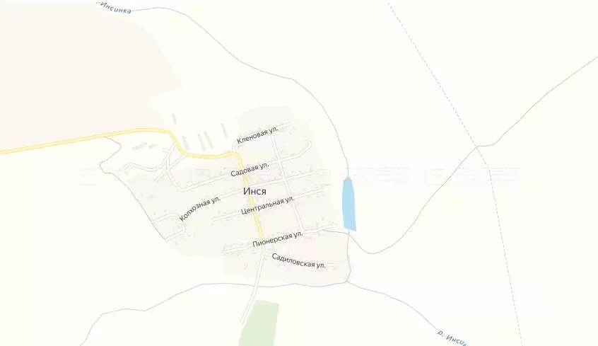 Участок в Татарстан, Высокогорский район, Березкинское с/пос, с. Инся ... - Фото 1