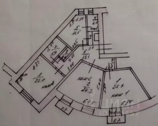 Комната Татарстан, Казань ул. Богатырева, 2 (22.0 м) - Фото 2