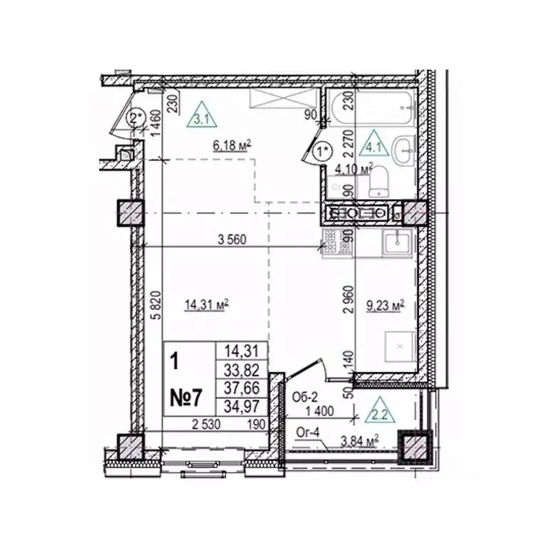 1-к кв. Приморский край, Уссурийск Семь Ветров мкр, Уссури Парк жилой ... - Фото 1
