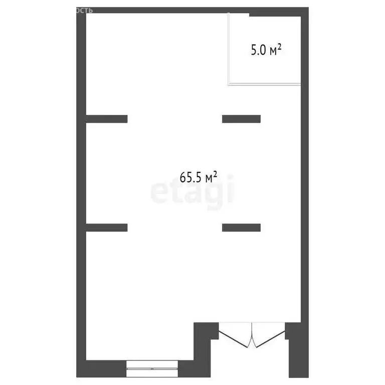 Помещение свободного назначения (70.5 м) - Фото 0