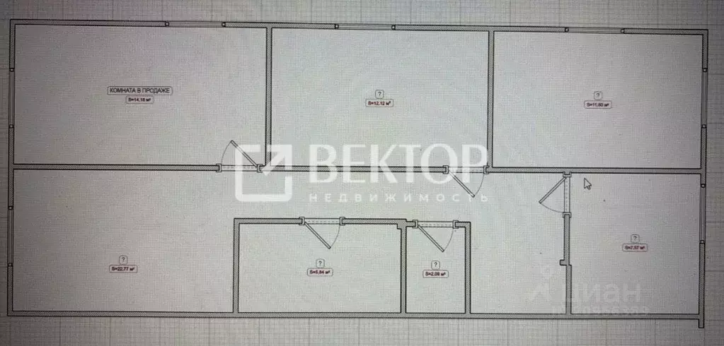 Комната Ивановская область, Иваново ул. Демидова, 6 (13.0 м) - Фото 2