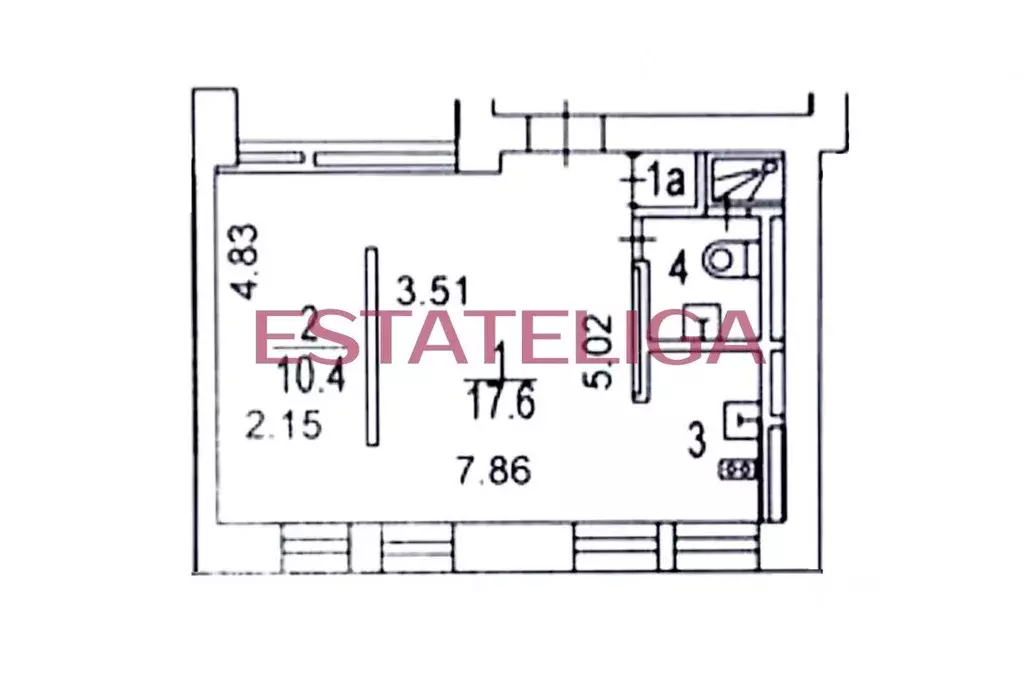 1-к кв. Москва Тверская ул., 4 (40.0 м) - Фото 2